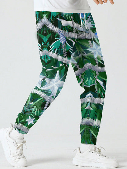 Christmas HOHO Snowman Printed Sweatpants