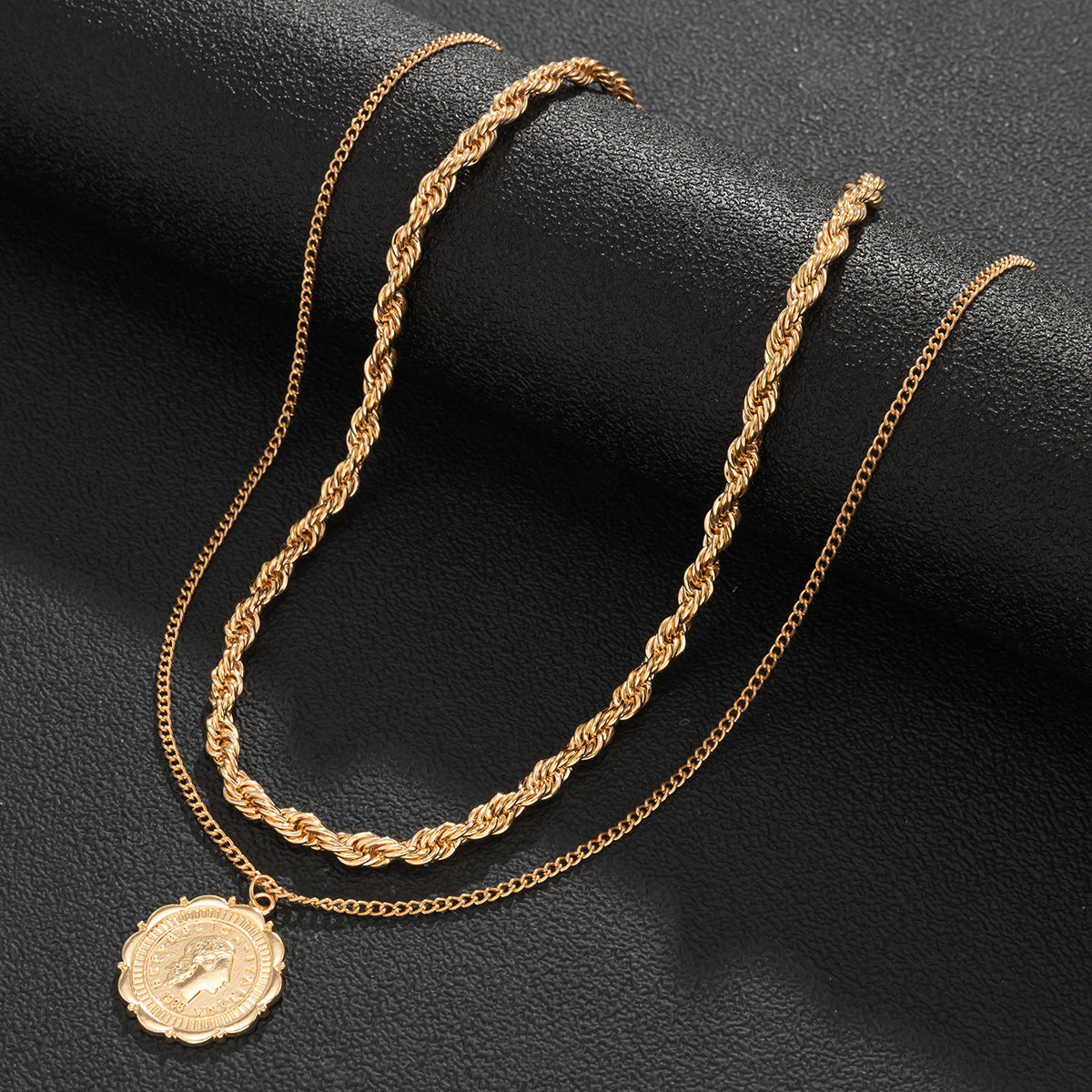Personality Hemp Flowers Chain Men