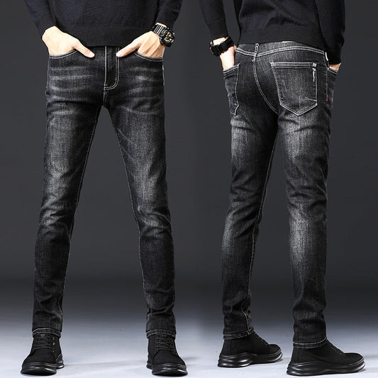 Men's Slim-Fit Casual Jeans