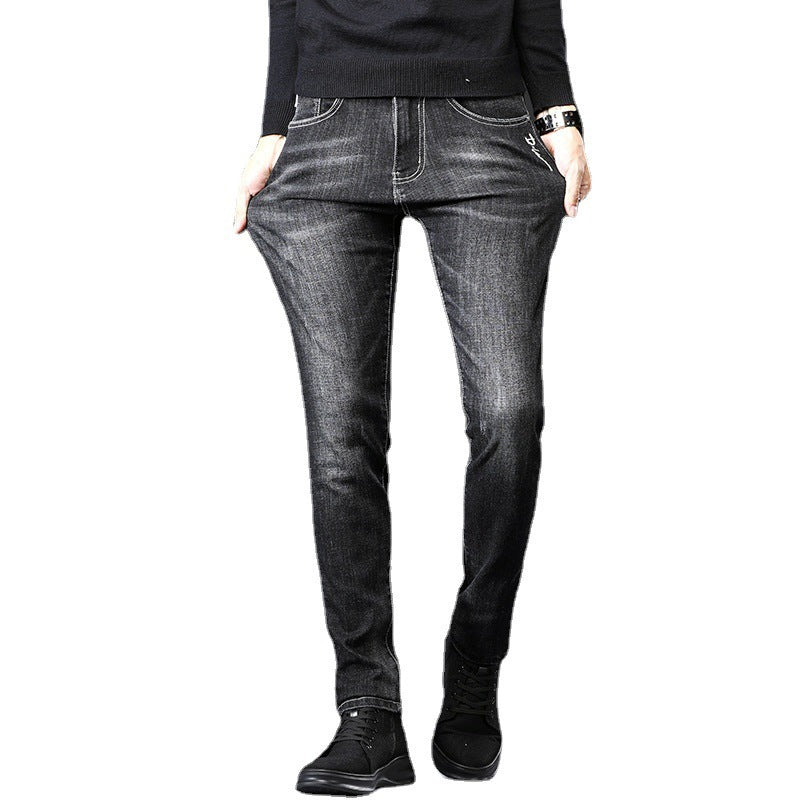Men's Slim-Fit Casual Jeans