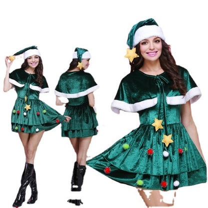 Green Christmas Holiday Dress