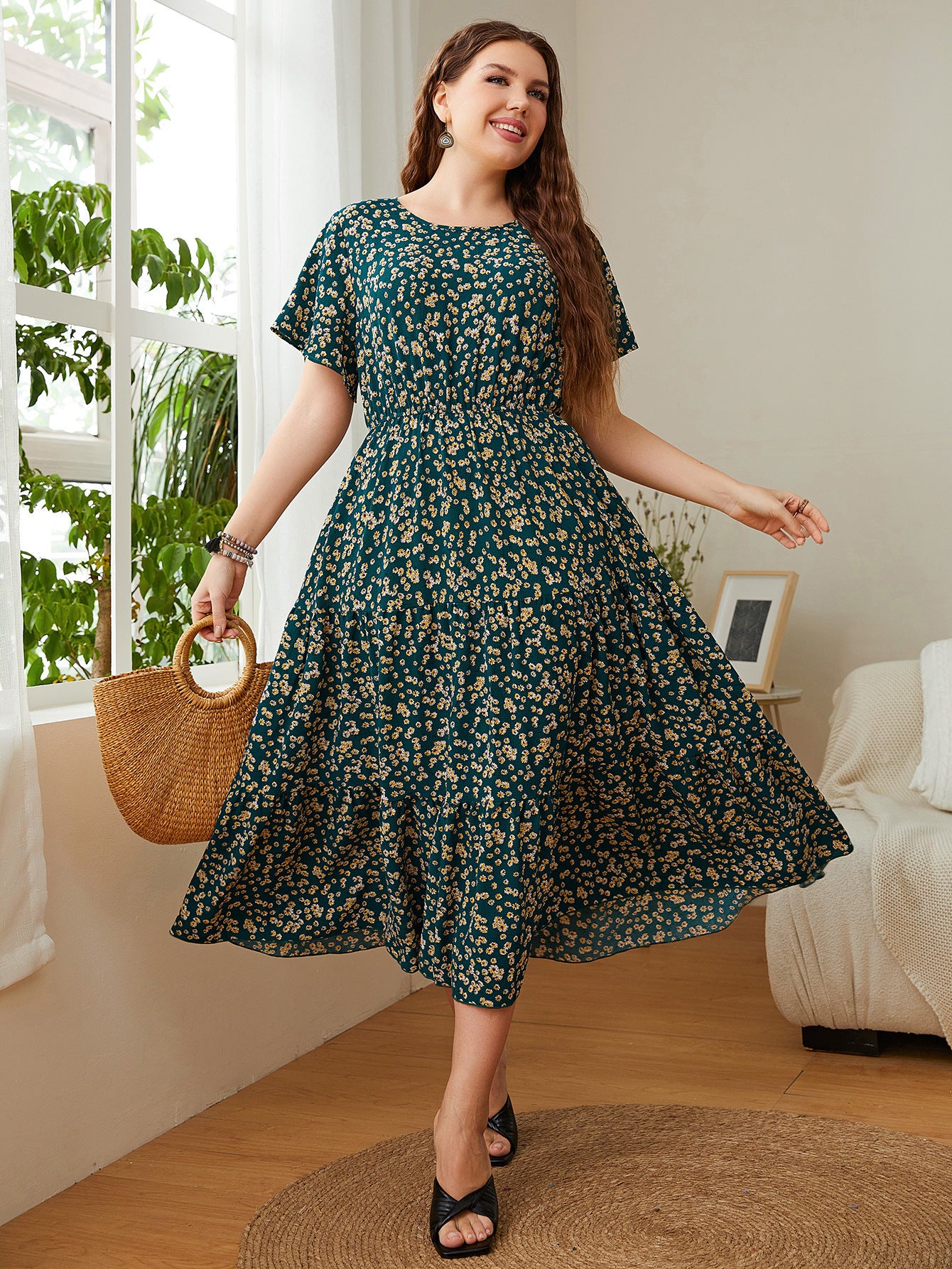Women Floral Printed Dress