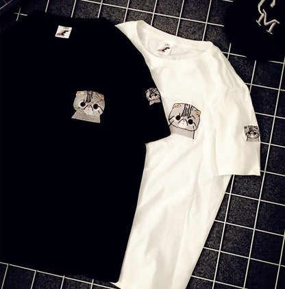 Embroidery Short-sleeved T-shirt