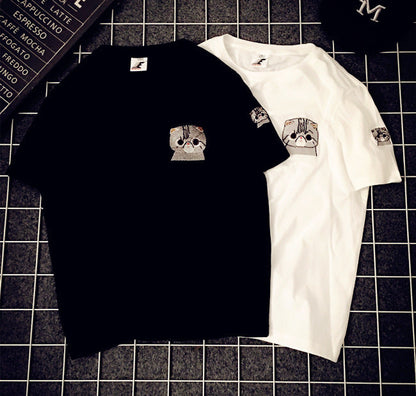 Embroidery Short-sleeved T-shirt