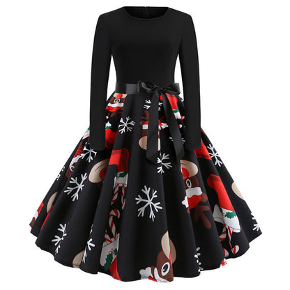 Christmas Retro A-Line Dress