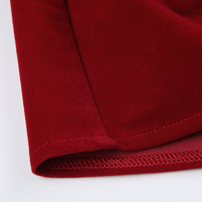 Christmas Theme Stitching Dress