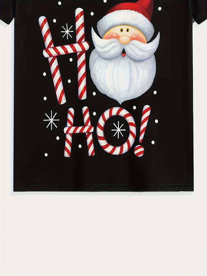 Christmas Pattern Printed T-Shirt