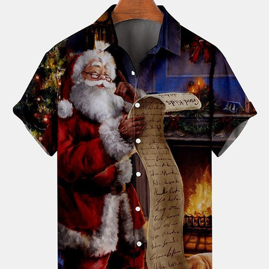 3D Christmas Printed Shirt for Men